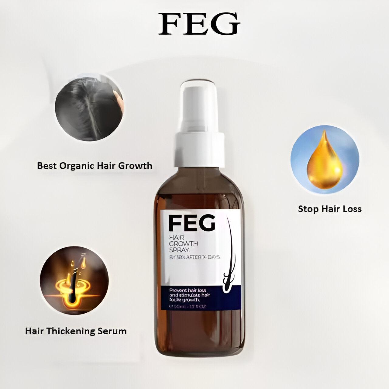 🌟 بخاخ نمو الشعر FEG 🌟