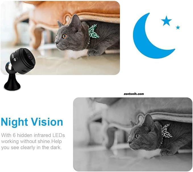 A9 Mini Spy Camera – Wireless HD 1080P WiFi Security Cam with Night Vision