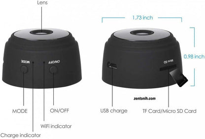 A9 Mini Spy Camera – Wireless HD 1080P WiFi Security Cam with Night Vision