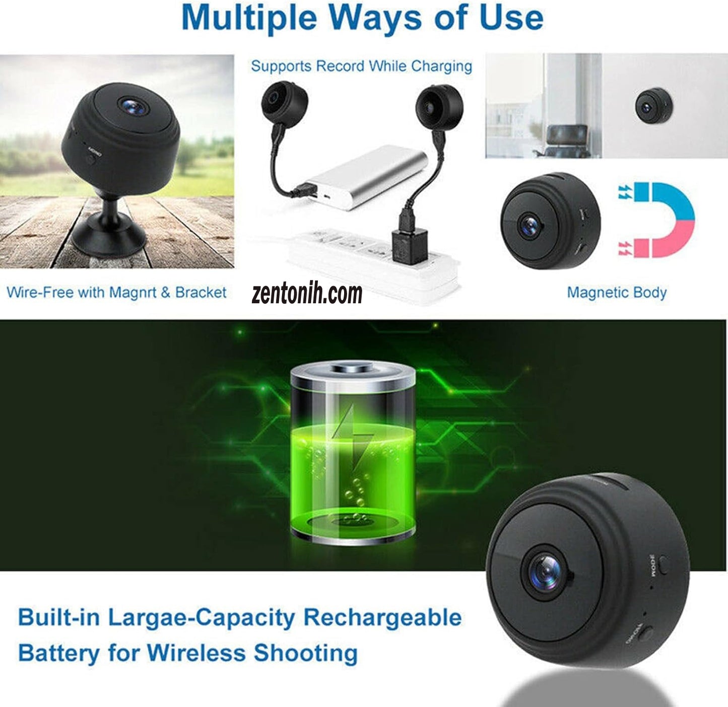 A9 Mini Spy Camera – Wireless HD 1080P WiFi Security Cam with Night Vision