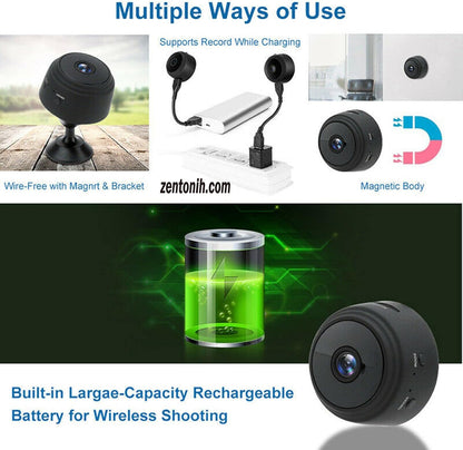 A9 Mini Spy Camera – Wireless HD 1080P WiFi Security Cam with Night Vision