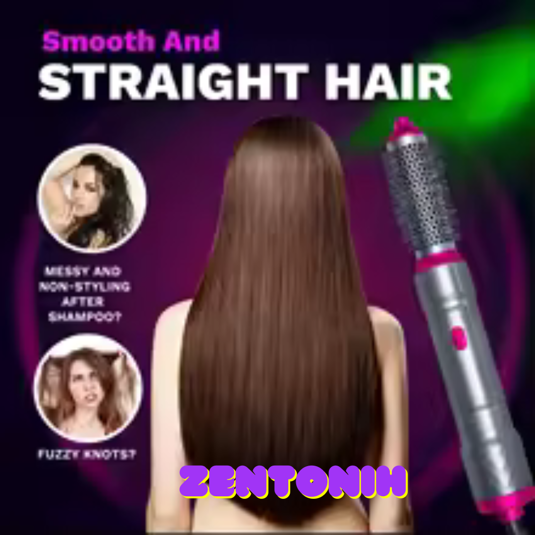 5-in-1 Hair Styler – Dryer, Curler, Straightener & Volumizer in One