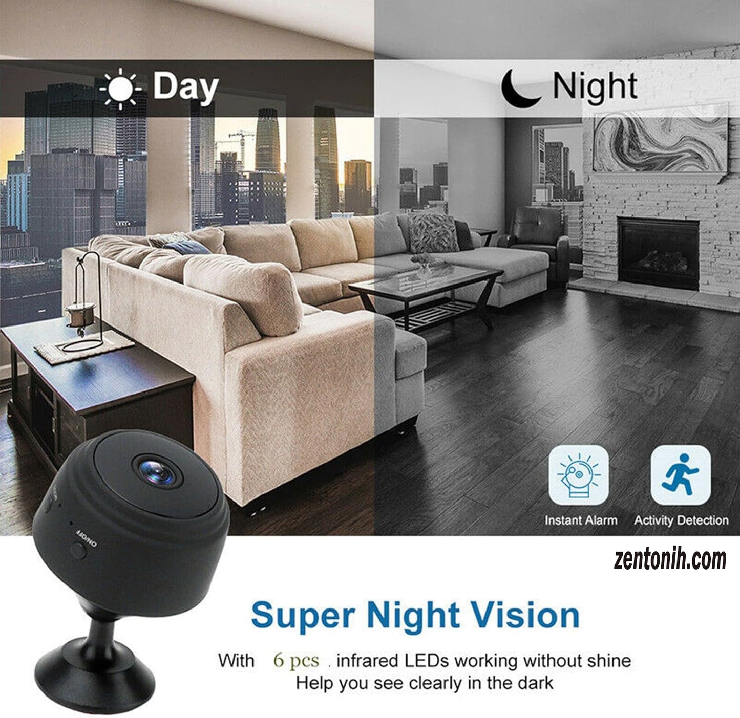 A9 Mini Spy Camera – Wireless HD 1080P WiFi Security Cam with Night Vision