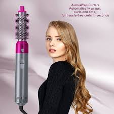 5-in-1 Hair Styler – Dryer, Curler, Straightener & Volumizer in One
