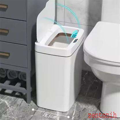 Smart Touchless Trash Can | سلة مهملات ذكية بفتحة تلقائية